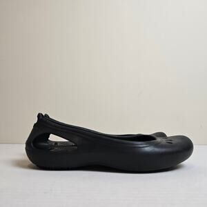 Crocs Kadee Ballet Flats Size W10 Black Slip Resistant Shoes 200941 Slip On